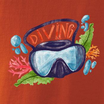 Diving obrázek kreslený