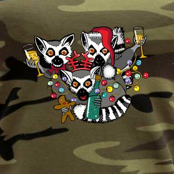 Vánoční Lemurové (Pecka design)