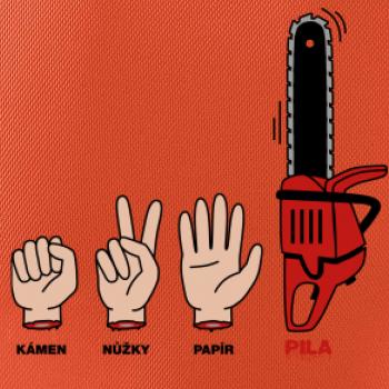 kámen, nůžky, papír, pila (Hana-creative)