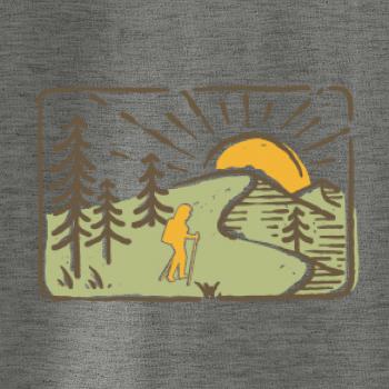 Nordic walking v přírodě