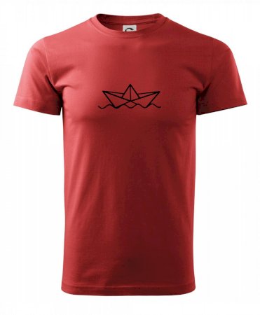 Papírová loďka na vodě