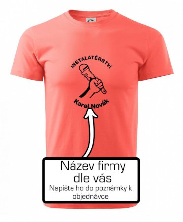 Instalatérství vlastní nápis