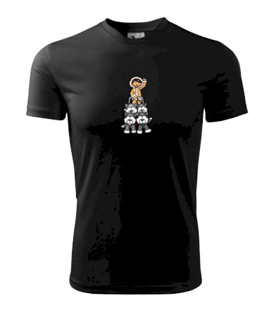 Psí spřežení animované