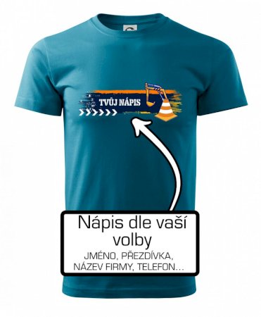 Stavba - vlastní nápis - bagrista