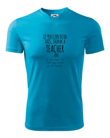 If you can read this - teacher