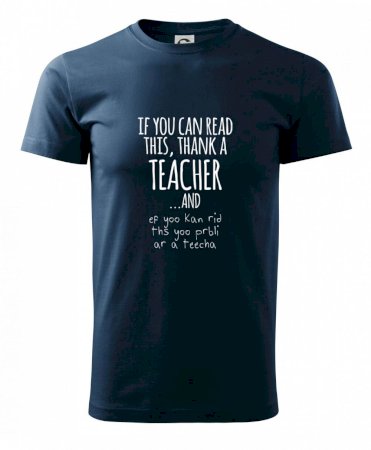 If you can read this - teacher