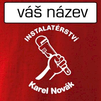Instalatérství vlastní nápis
