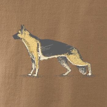 Vintage German shepherd
