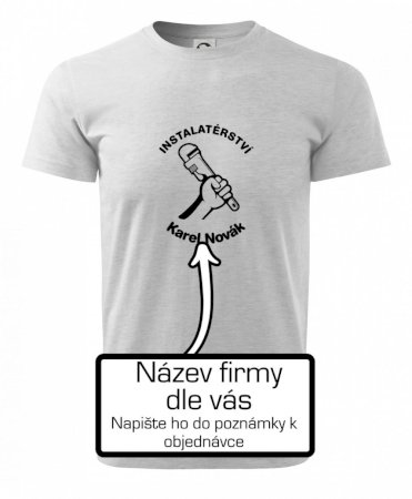 Instalatérství vlastní nápis