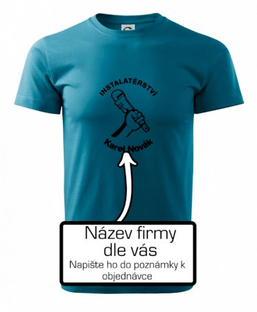 Instalatérství vlastní nápis