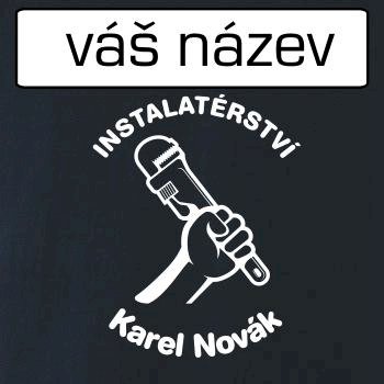 Instalatérství vlastní nápis