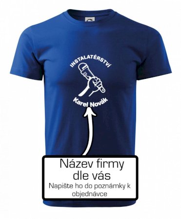 Instalatérství vlastní nápis