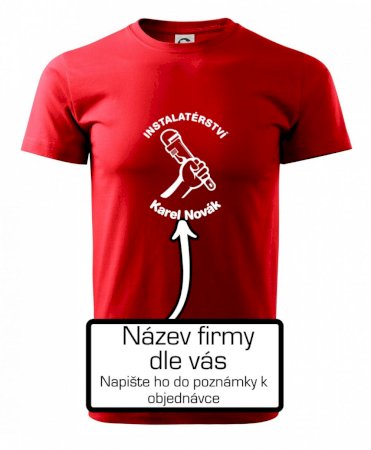 Instalatérství vlastní nápis