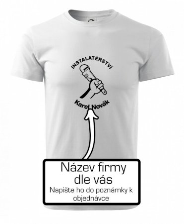 Instalatérství vlastní nápis