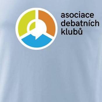 Asociace debatních klubů logo s textem
