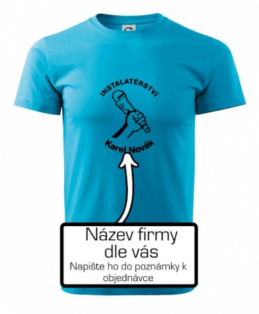 Instalatérství vlastní nápis