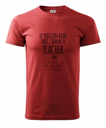 If you can read this - teacher