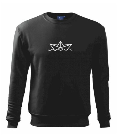 Papírová loďka na vodě