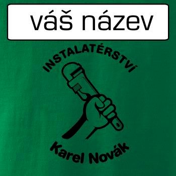 Instalatérství vlastní nápis