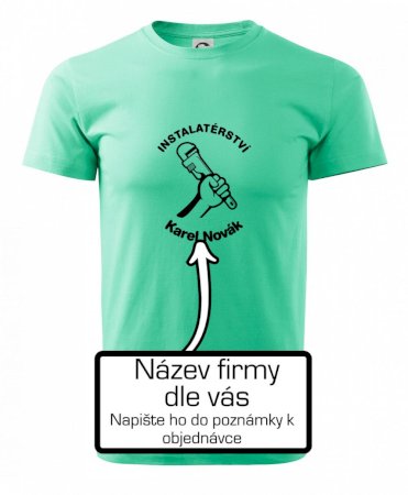 Instalatérství vlastní nápis