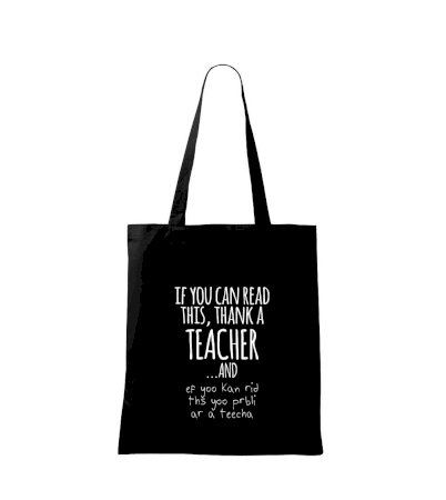 If you can read this - teacher