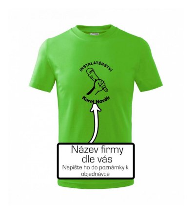 Instalatérství vlastní nápis