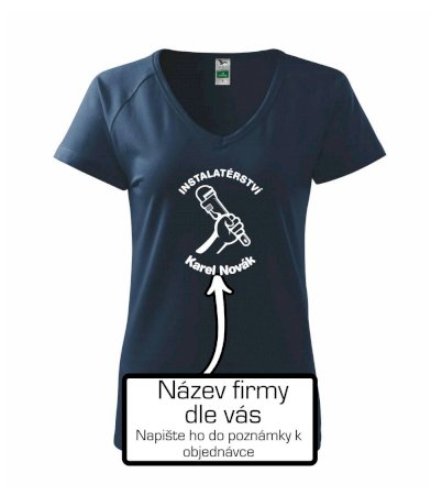 Instalatérství vlastní nápis