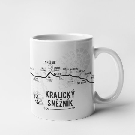 Hrnek - profil kopců - Kralický Sněžník