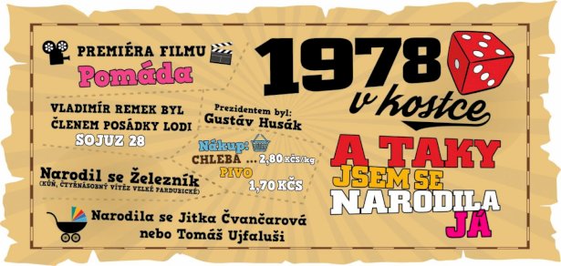Hrnek - 1978 v kostce pro ženu