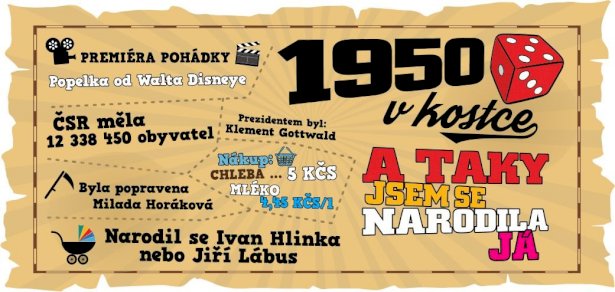 Hrnek - 1950 v kostce pro ženu