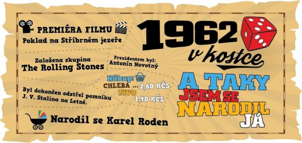 Hrnek - 1962 v kostce pro muže