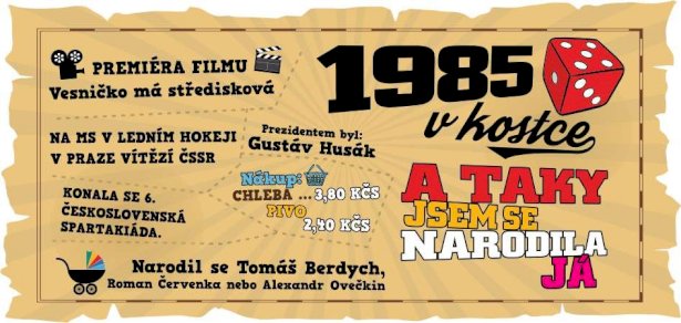Hrnek - 1985 v kostce pro ženu