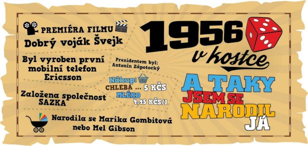 Hrnek - 1956 v kostce pro muže