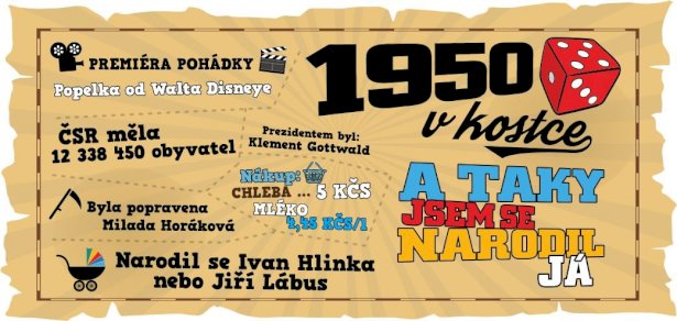 Hrnek - 1950 v kostce pro muže