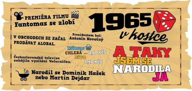 Hrnek - 1965 v kostce pro ženu