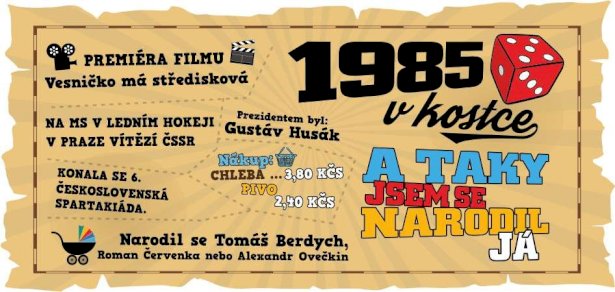 Hrnek - 1985 v kostce pro muže