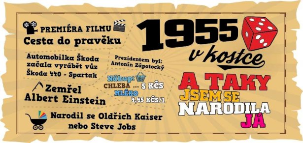 Hrnek - 1955 v kostce pro ženu