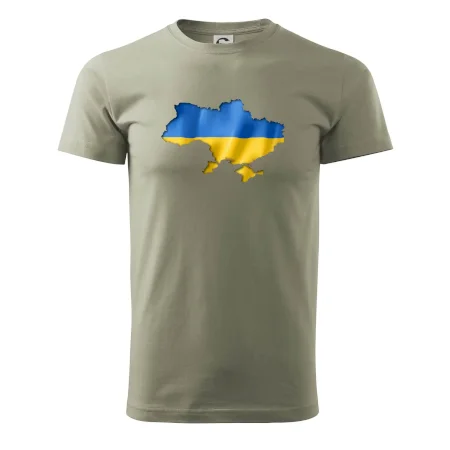 Ukrajina vlajka mapa