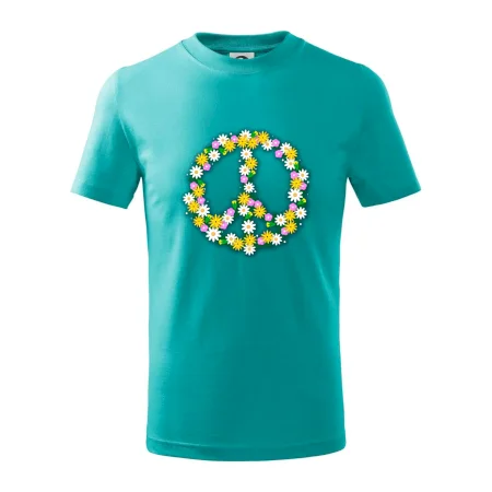 Peace symbol kopretiny