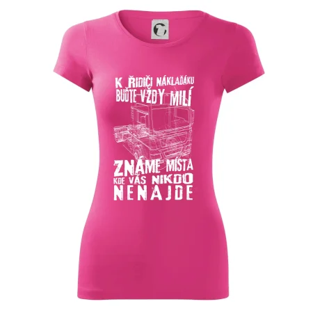K řidiči náklaďáku buďte vždy milý