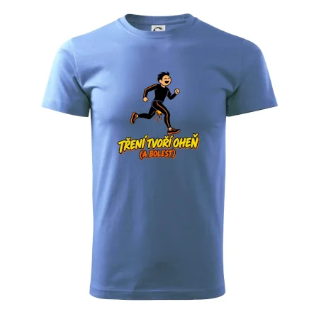 Běžecké tření tvoří oheň