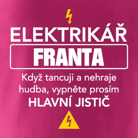 Jméno - Elektrikář - hlavní jistič