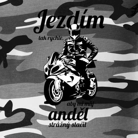 Silniční motorka - jezdím tak rychle, aby mi můj anděl strážný stačil