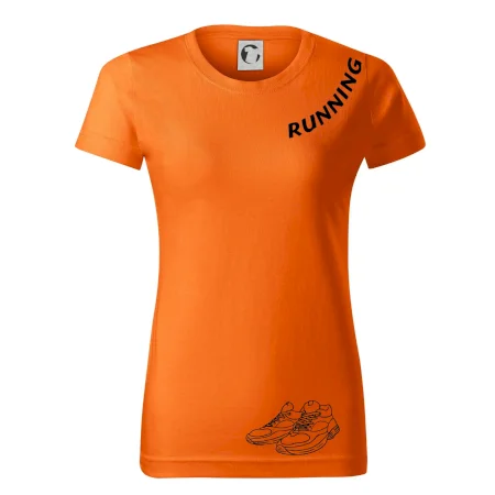 Running nápis šikmo