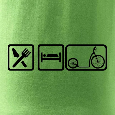 Eat sleep koloběžka velké a malé kolo