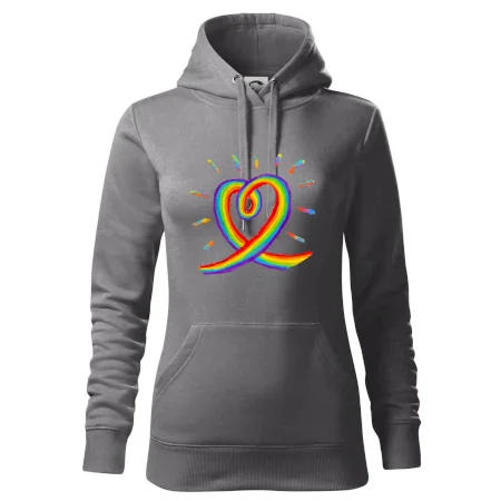Srdce pride duha kreslená