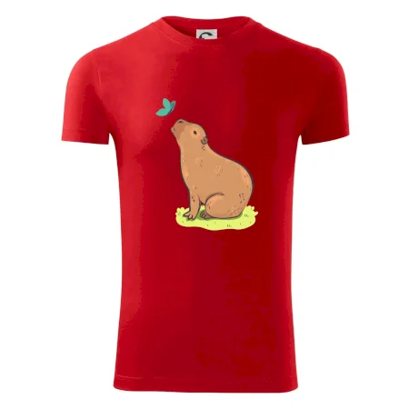 Kapybara a motýlek