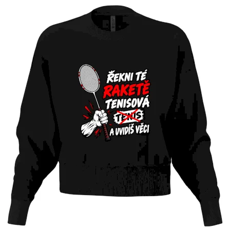 Badmintonová raketa není tenisová