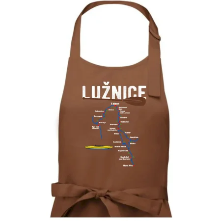 Mapa řeky Lužnice