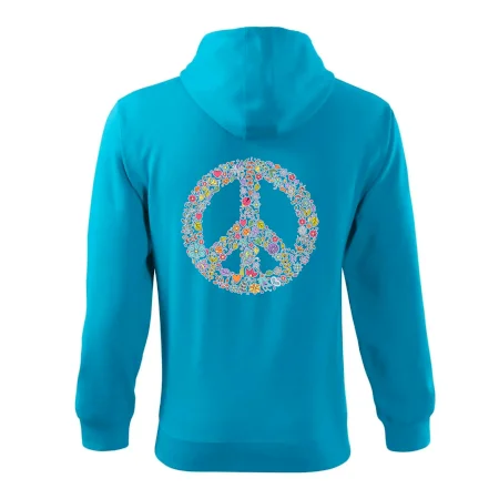Peace symbol lístečky